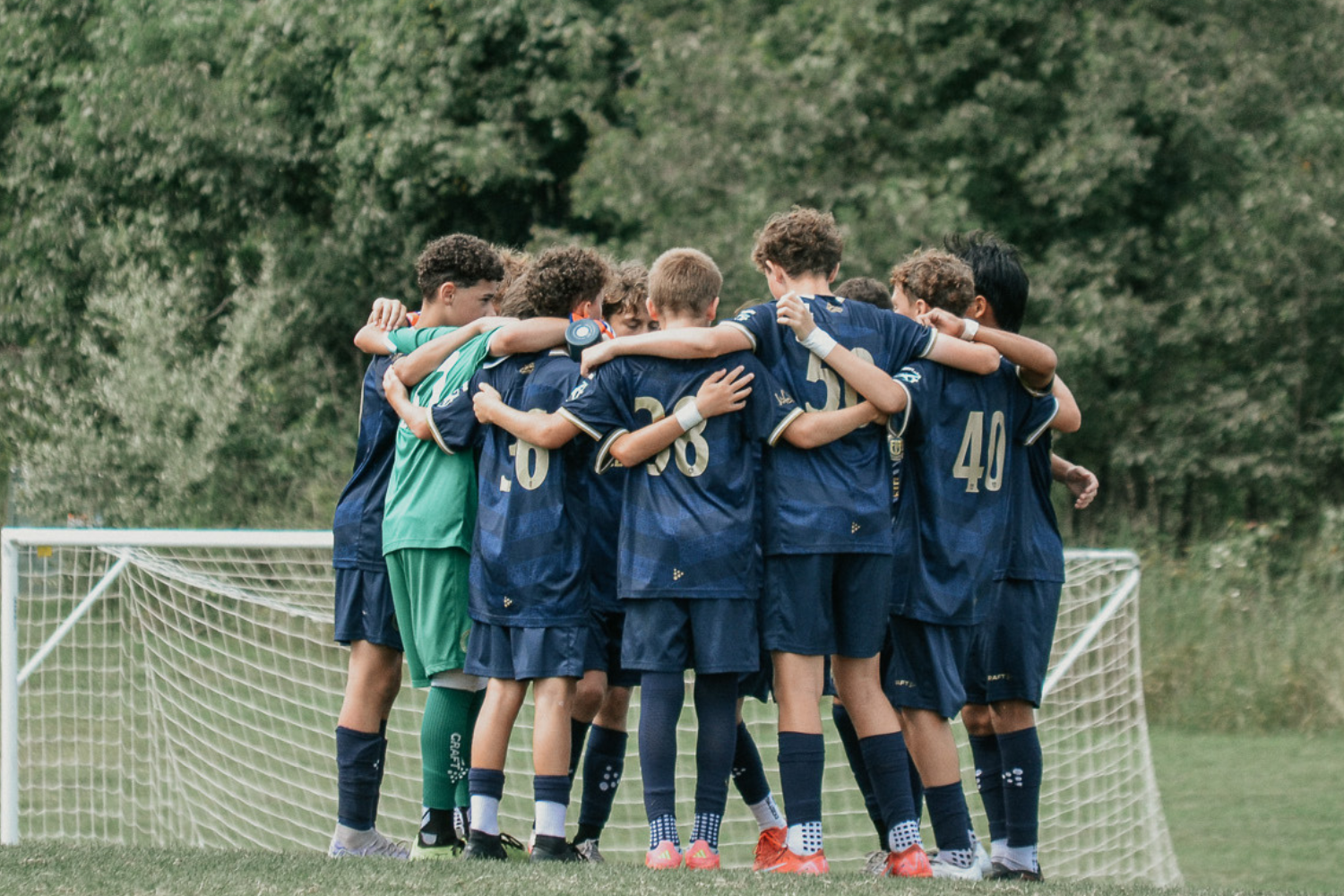 IFA team huddle